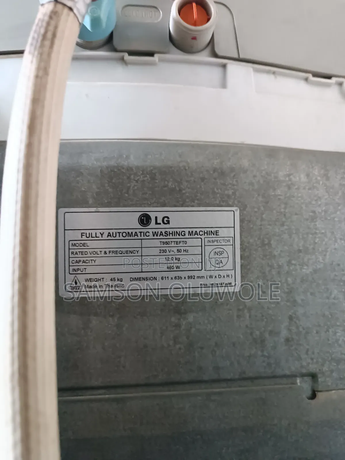 LG Fully Automatic Top-Load Washing Machine