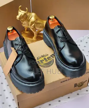 All Black Doc Martens Shoes