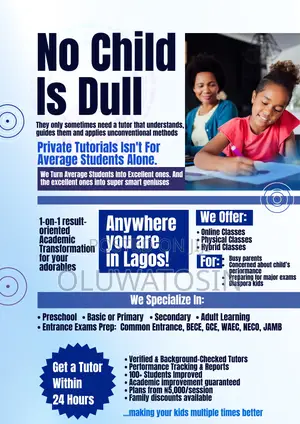 Verified Home Online Tutors in Lagos | Waec, Jamb, Primary Secondary