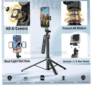 Auto Face Tracking Selfie Stick Gimber