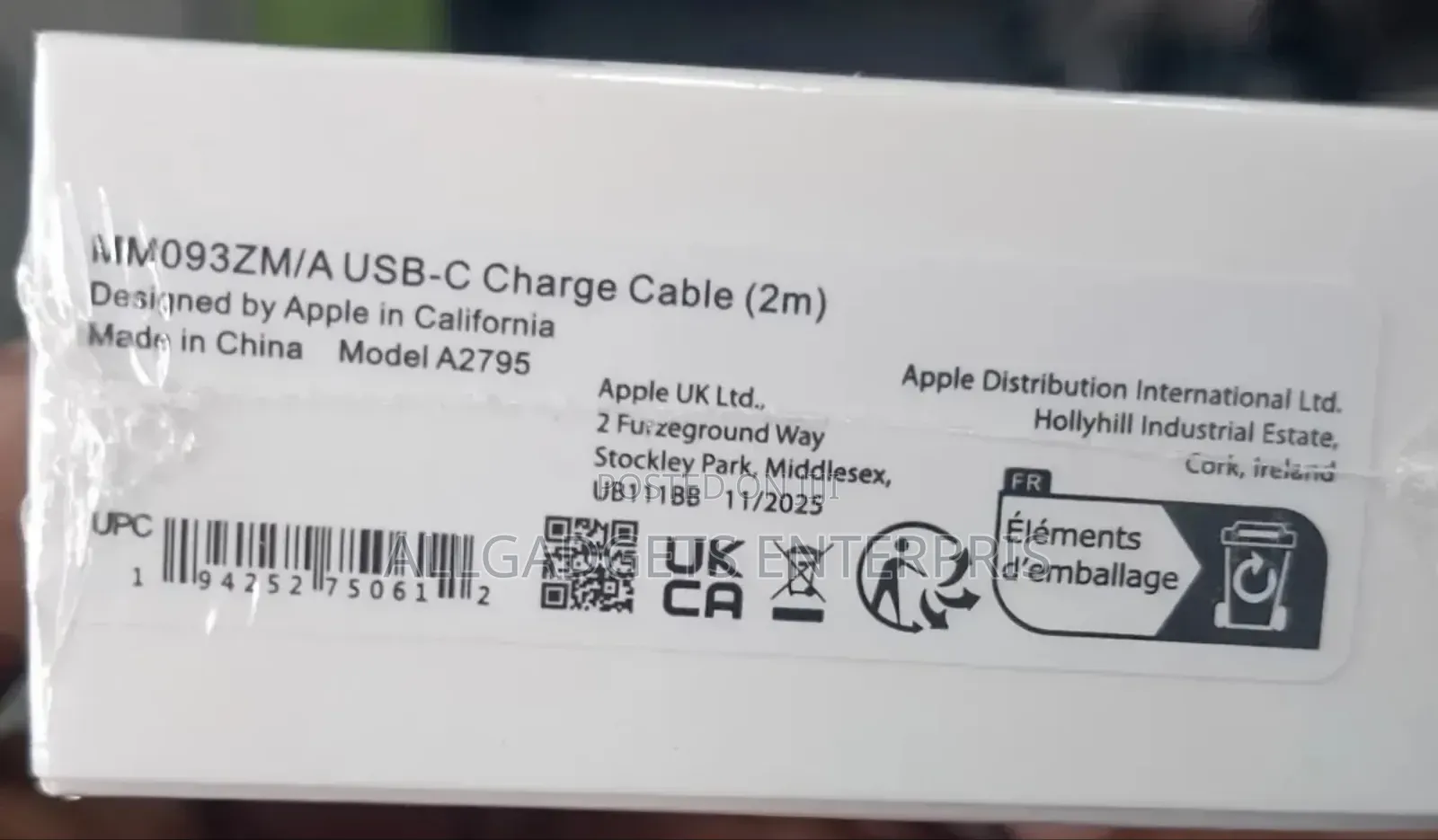 Macbook Laptop Cable 240w
