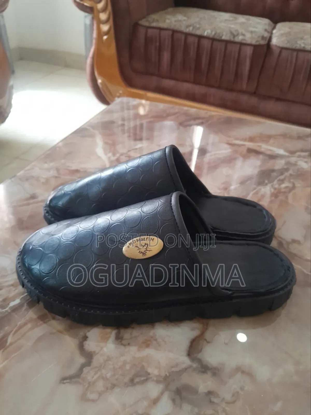 Hummer Premium Patterned Leather Mules