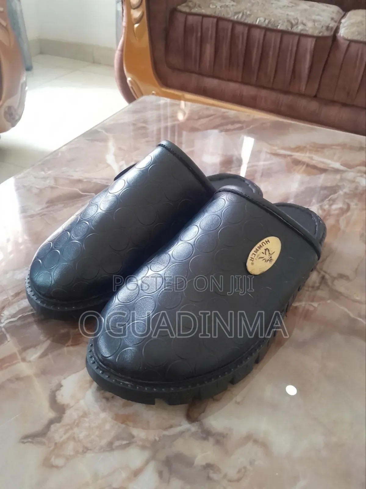 Hummer Premium Patterned Leather Mules