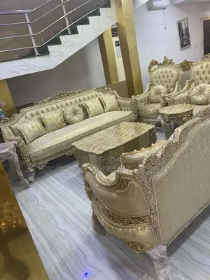 Full Set of High Quality Imported Royal Fabric Sofa Chair