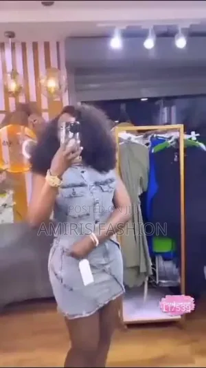 Quality Crazy Two-Piece Denim Skirt