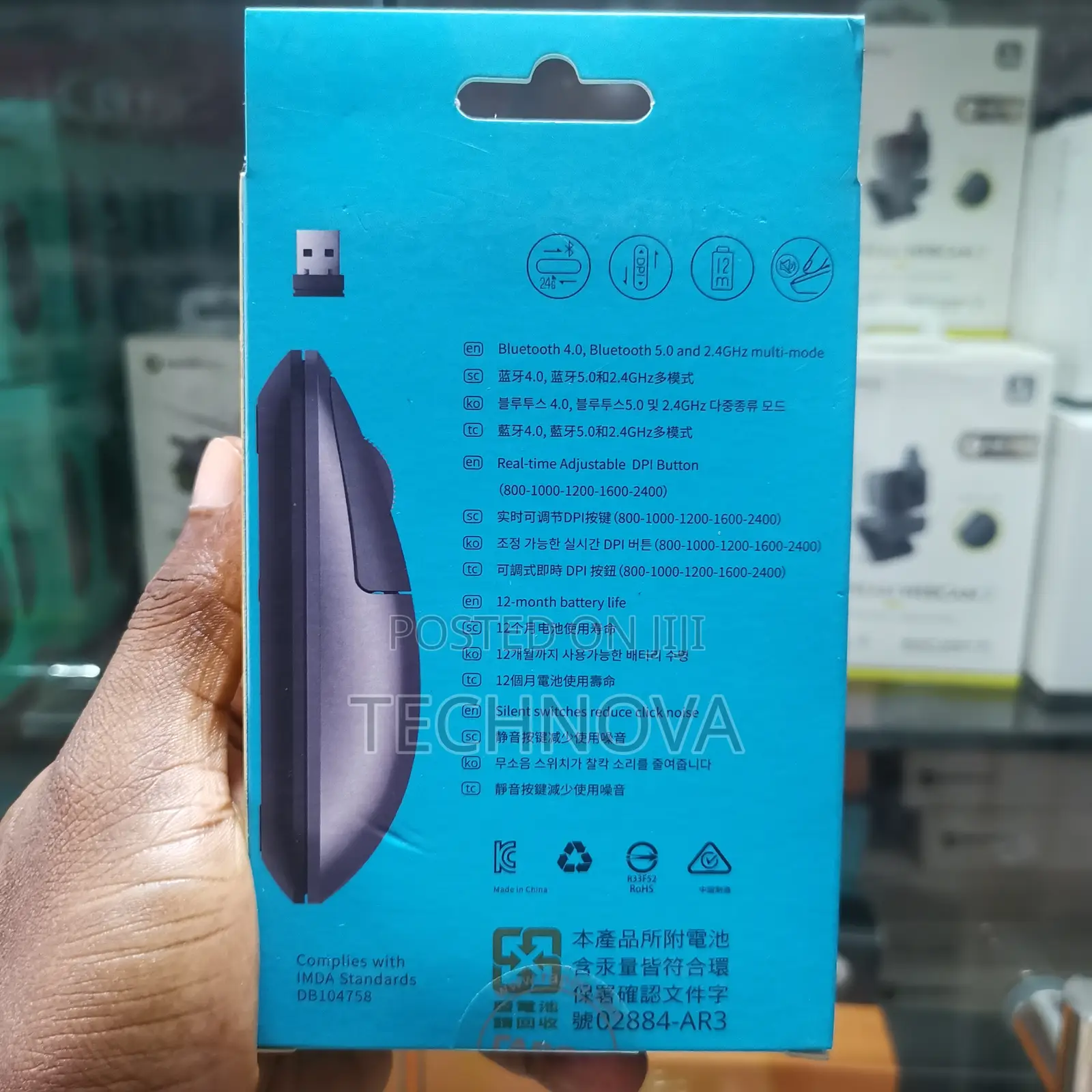 Rapoo M700g Silent Multi-Mode Wireless Mouse