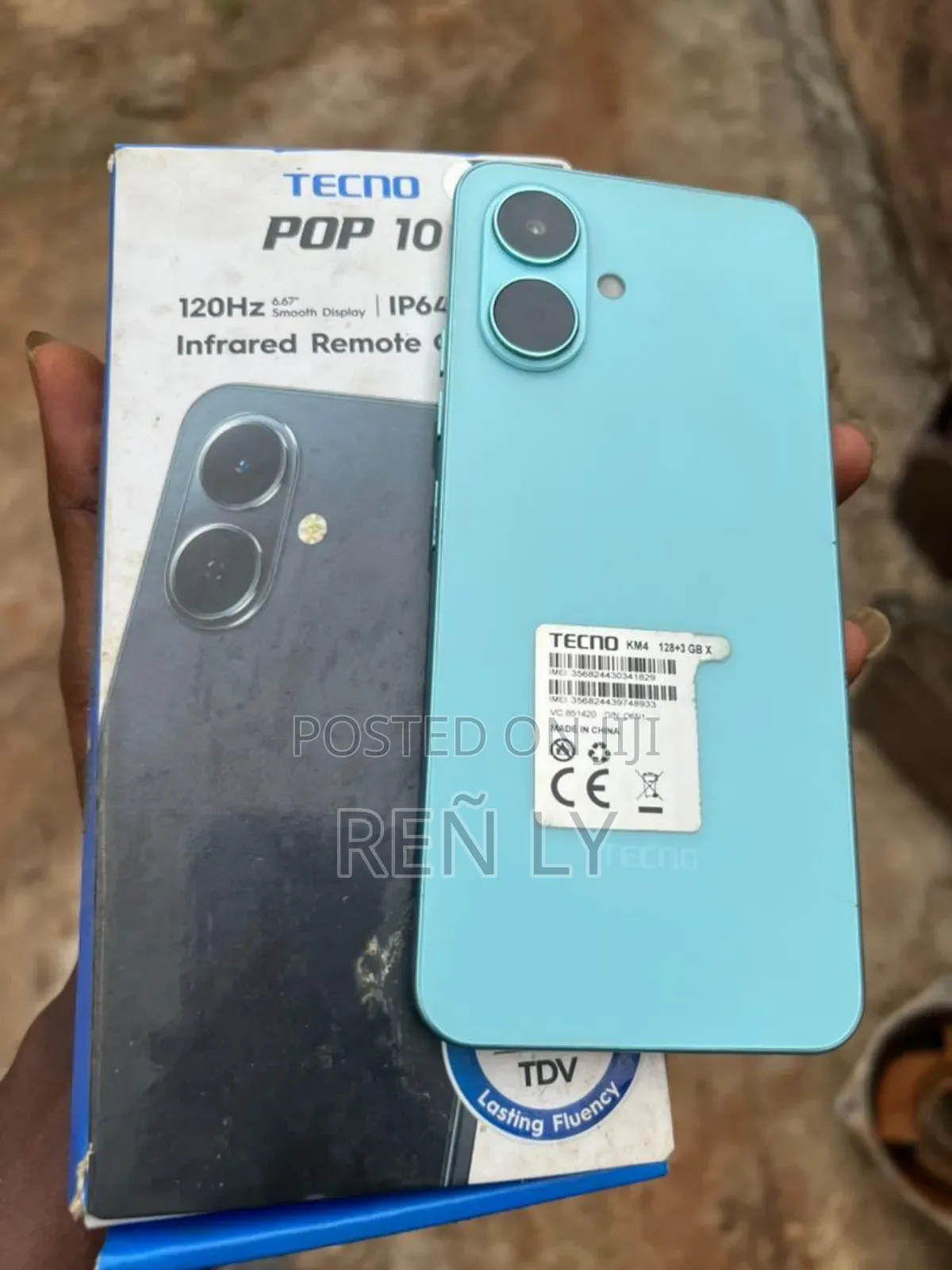 Tecno Pop 10 128 GB Blue