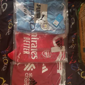 Liverpool, Manchester City, Barcelona 2026 Home Jersey With Football
