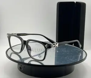 Chrome Heart Quality Transparent Clear Lense Glasses