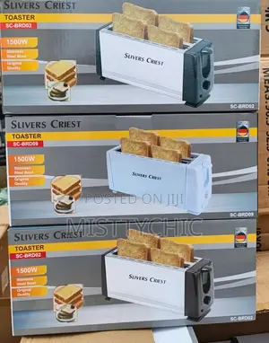 Household 4 Slice Toaster 1000w Stainless Steel Toaster
