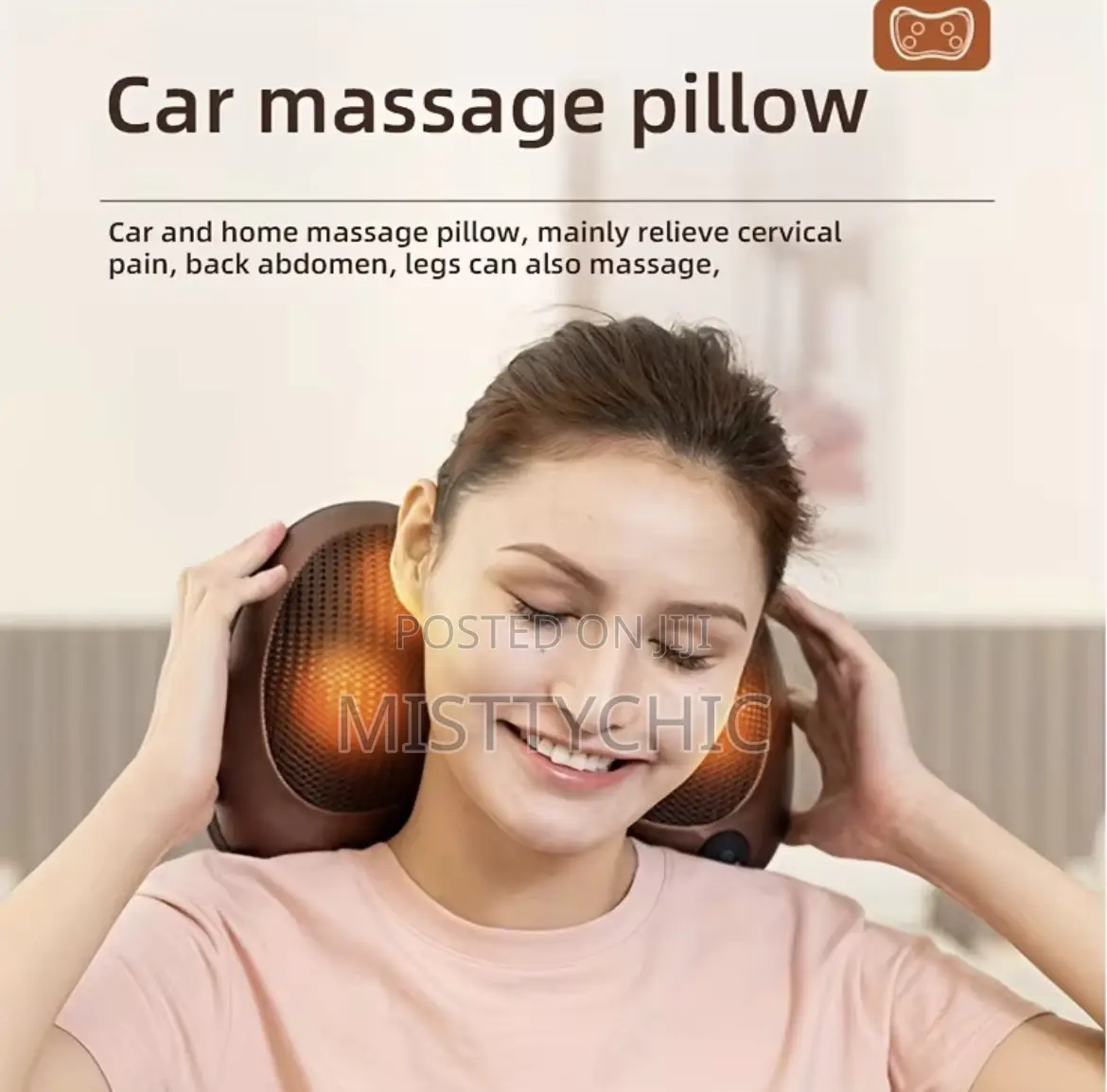 1 Multifunctional Heating Neck Massager, Memory Foam