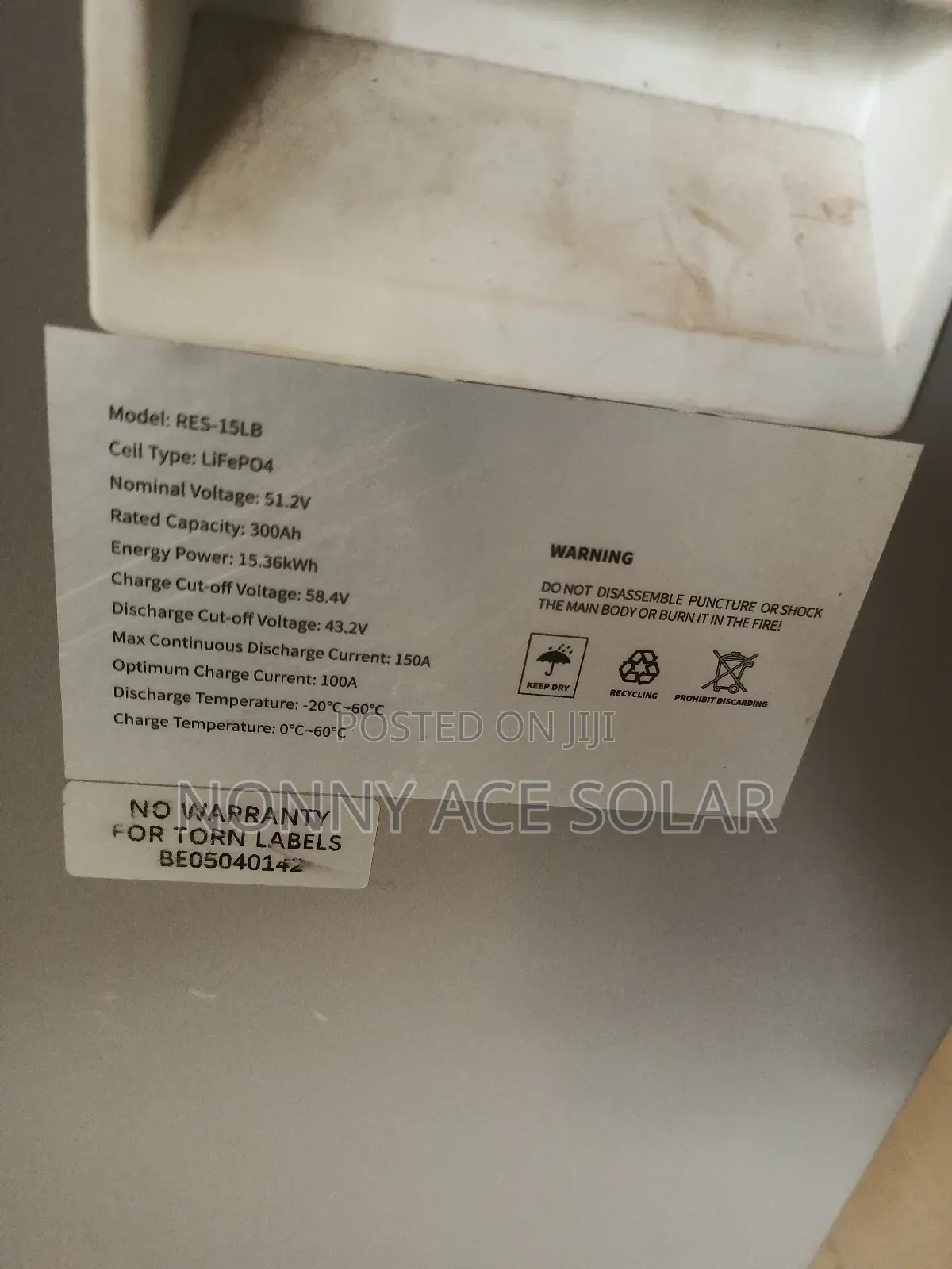 Hyperpower 15kwh Lithium Battery