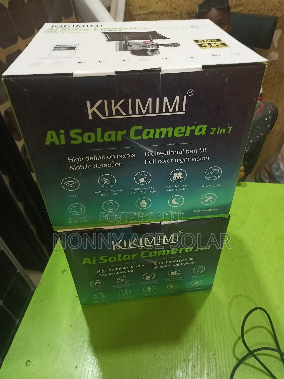 Kikimimi Solar Camera 6mp