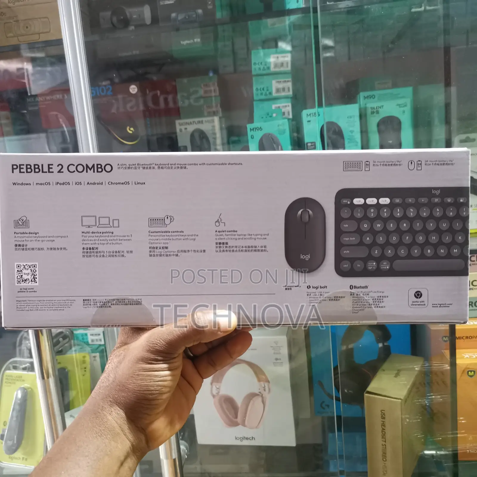 Logitech Pebble 2 Combo Wireless Keyboard and Mouse