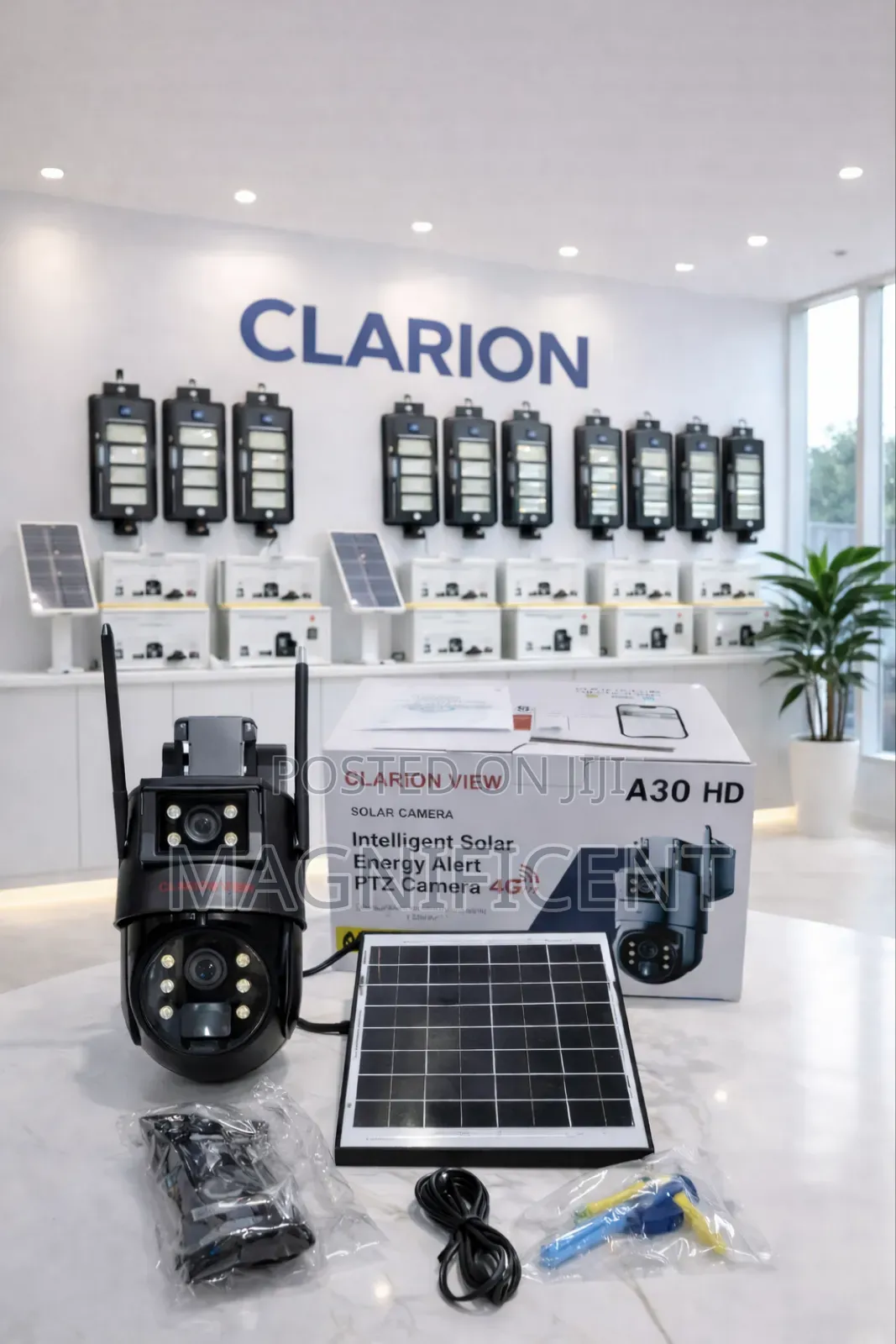 Clarion View A30 Hd Solar PTZ Camera – Intelligent 4g Security System