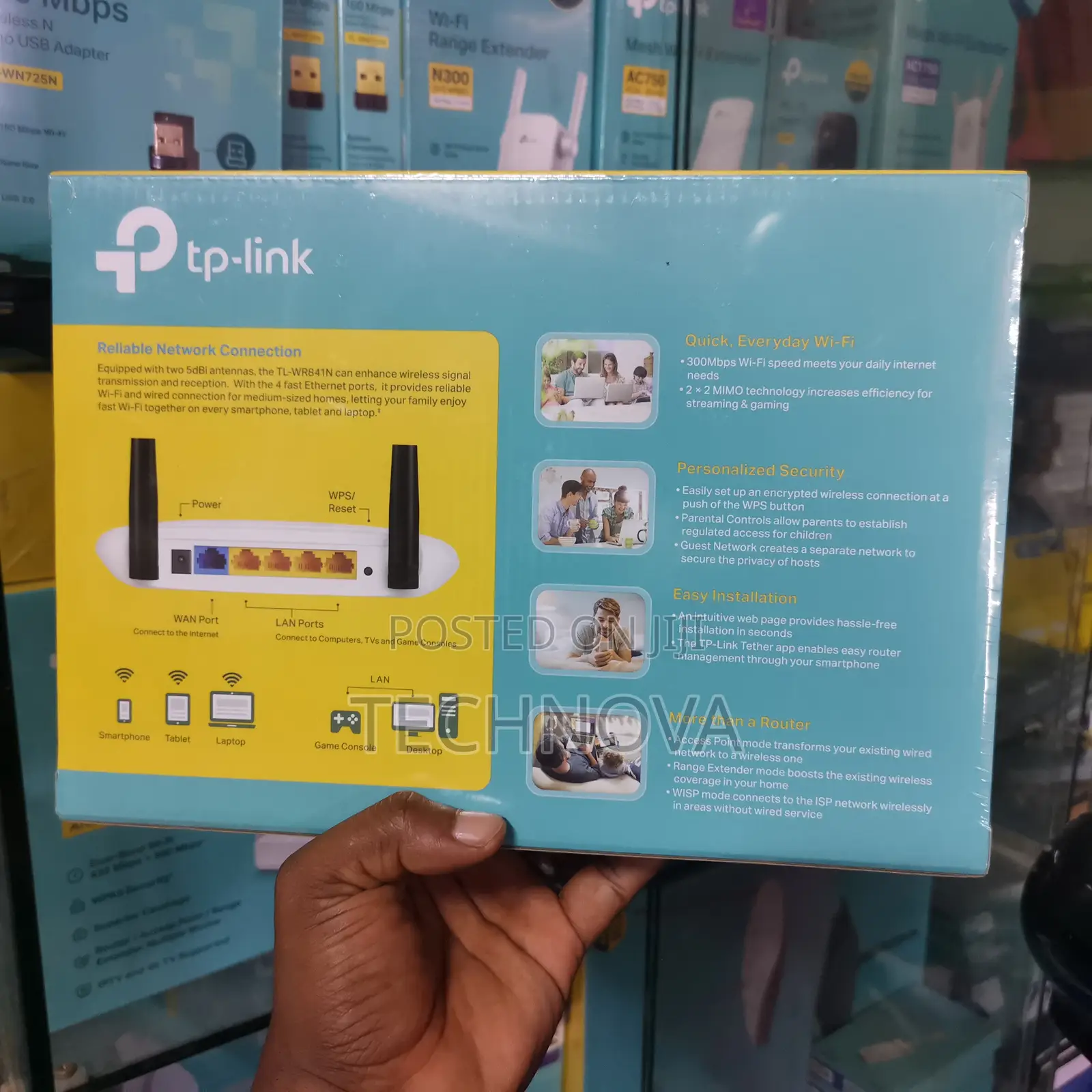 Tp-Link 300mbps Wireless N Router (Model Tl-Wr841n)