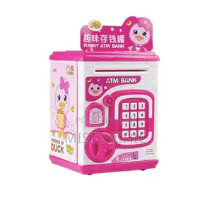 Eco-Friendly Atm Saver Large Capacity Mini Piggy Bank Cute Cartoon