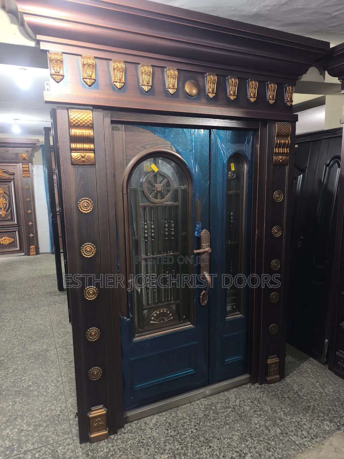 Copper Ark and Pillar Door