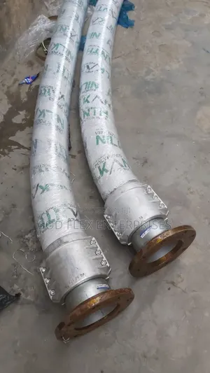 6" Oil and Gas Black Suction and Discharge Hose With Fittings 20 Meter