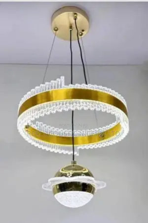 Modern Celestial Halo Planet Crystal Chandelier