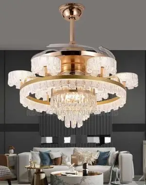 Luxury Invisible Blade Ceiling Fan Chandelier