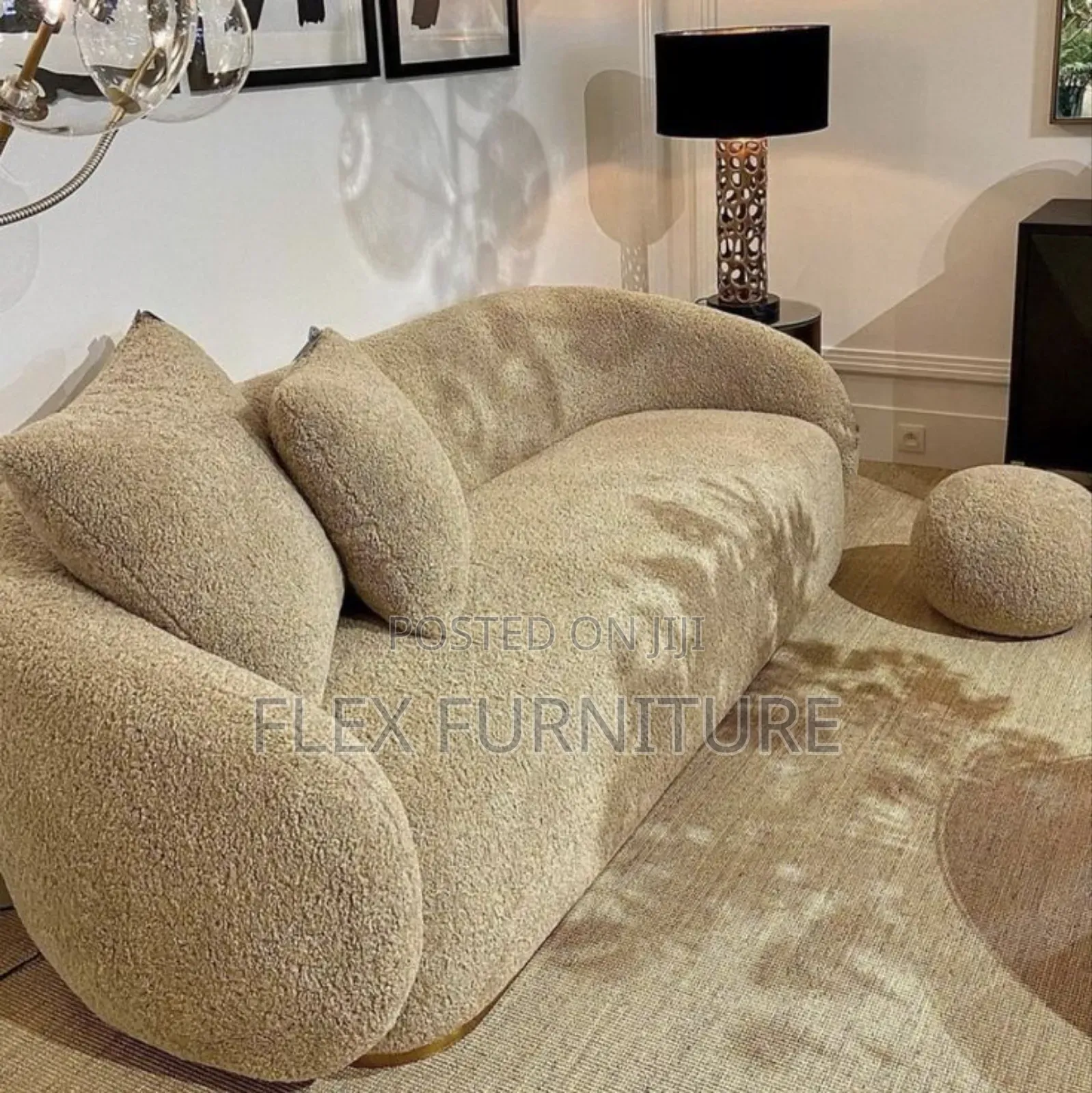 Well Shaped Three Seater