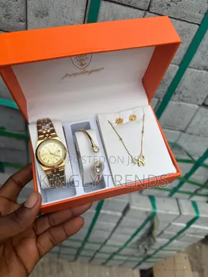 Poedagar Quality Female Set Wristwatch