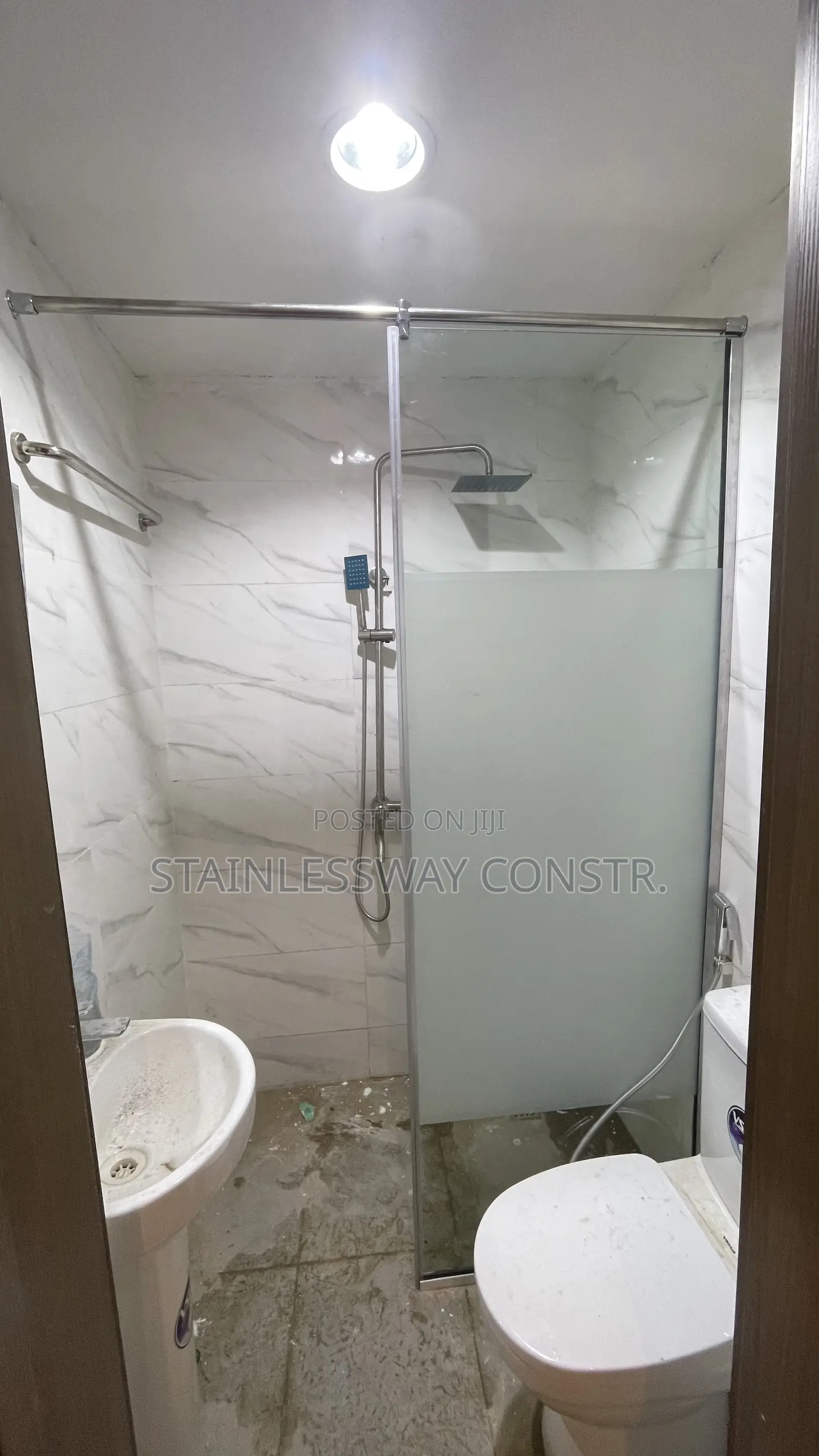 Fix Bathroom Glass Divider Wuse 2