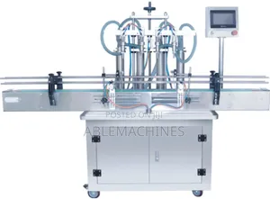 Automatic 4 Nozzle Liquid Filling Machine