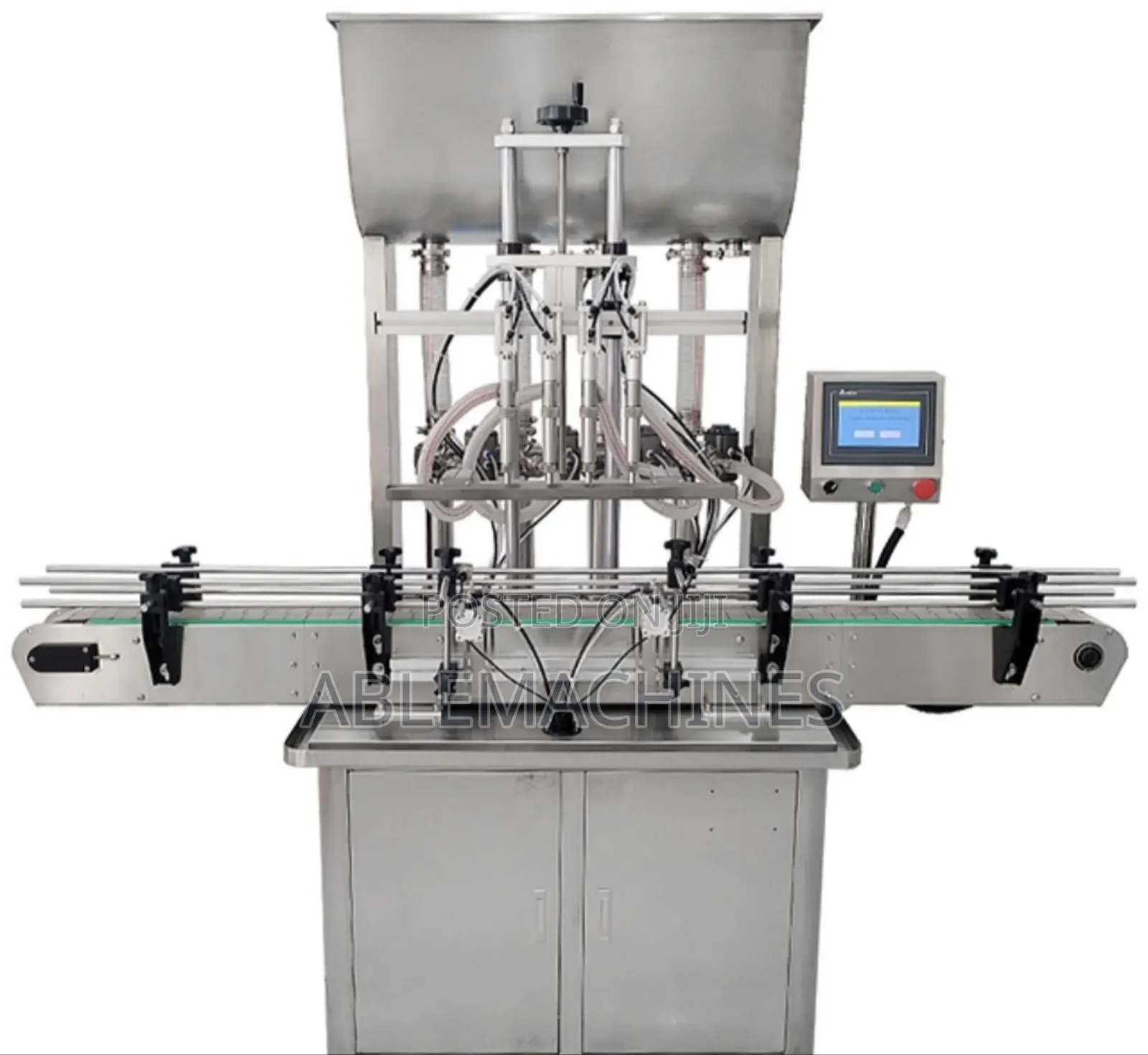 Automatic 4 Nozzle Paste Filling Machine