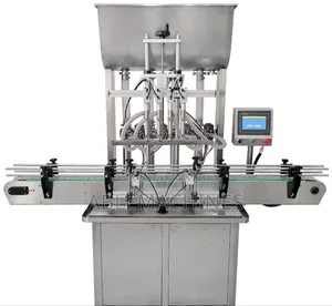 Automatic 4 Nozzle Paste Filling Machine