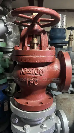 Marine-Grade Cast Iron Flanged Angle Globe Valve 100