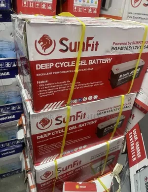165ah 12volts Sunfit Gel Battery
