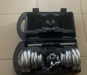 20kg Adjustable Chrome Dumbell Set With Case of 10kg Each Hand