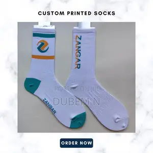 Custom Elastic Ribbed Socks
