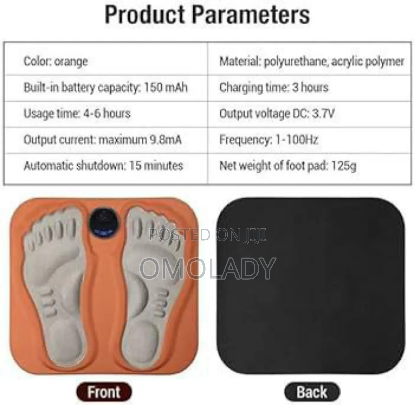 Ems Massage Foot Pads