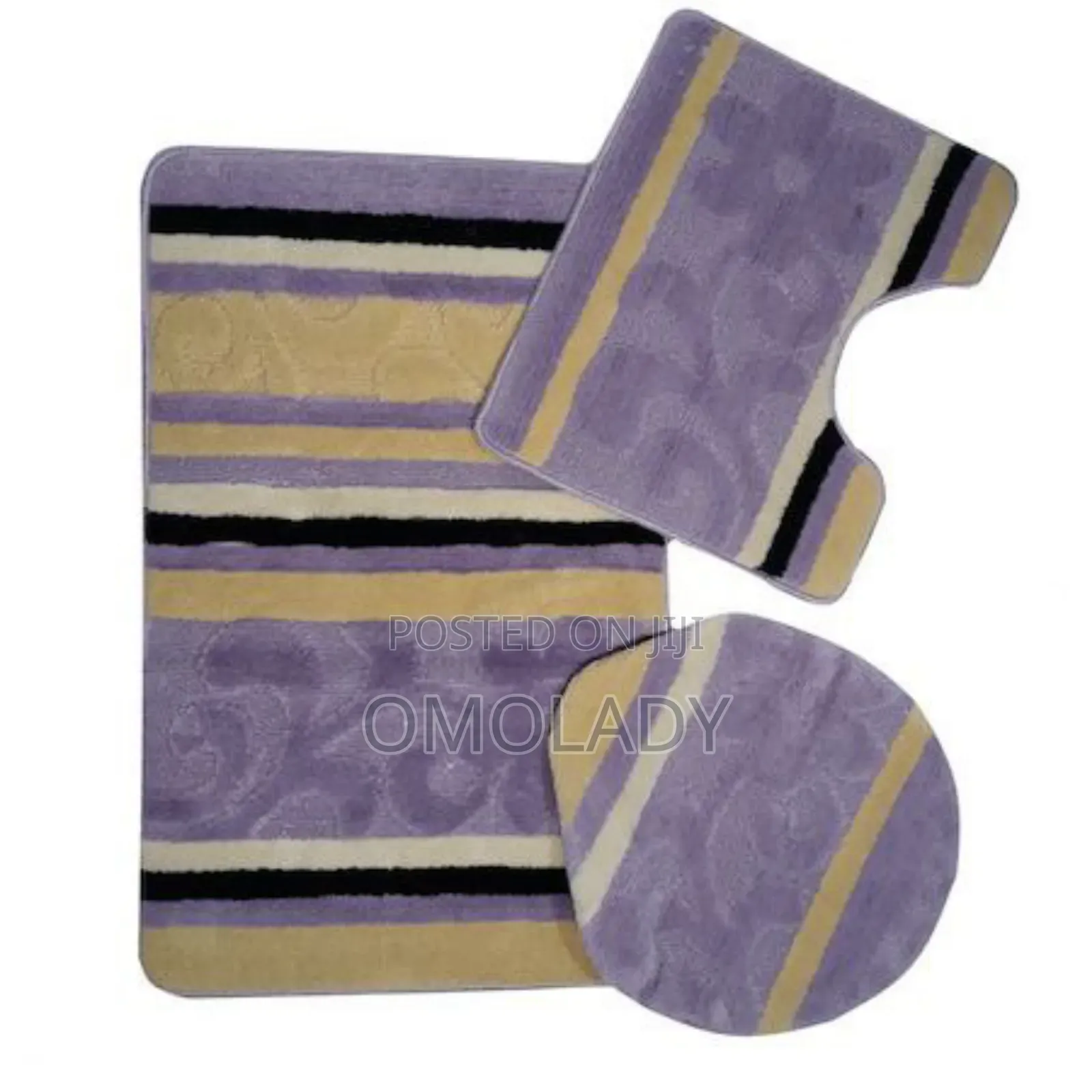 3 in 1 Soft Bathroom Mat Set