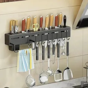 50cm Wall-mounted Kitchen Organizer Rack