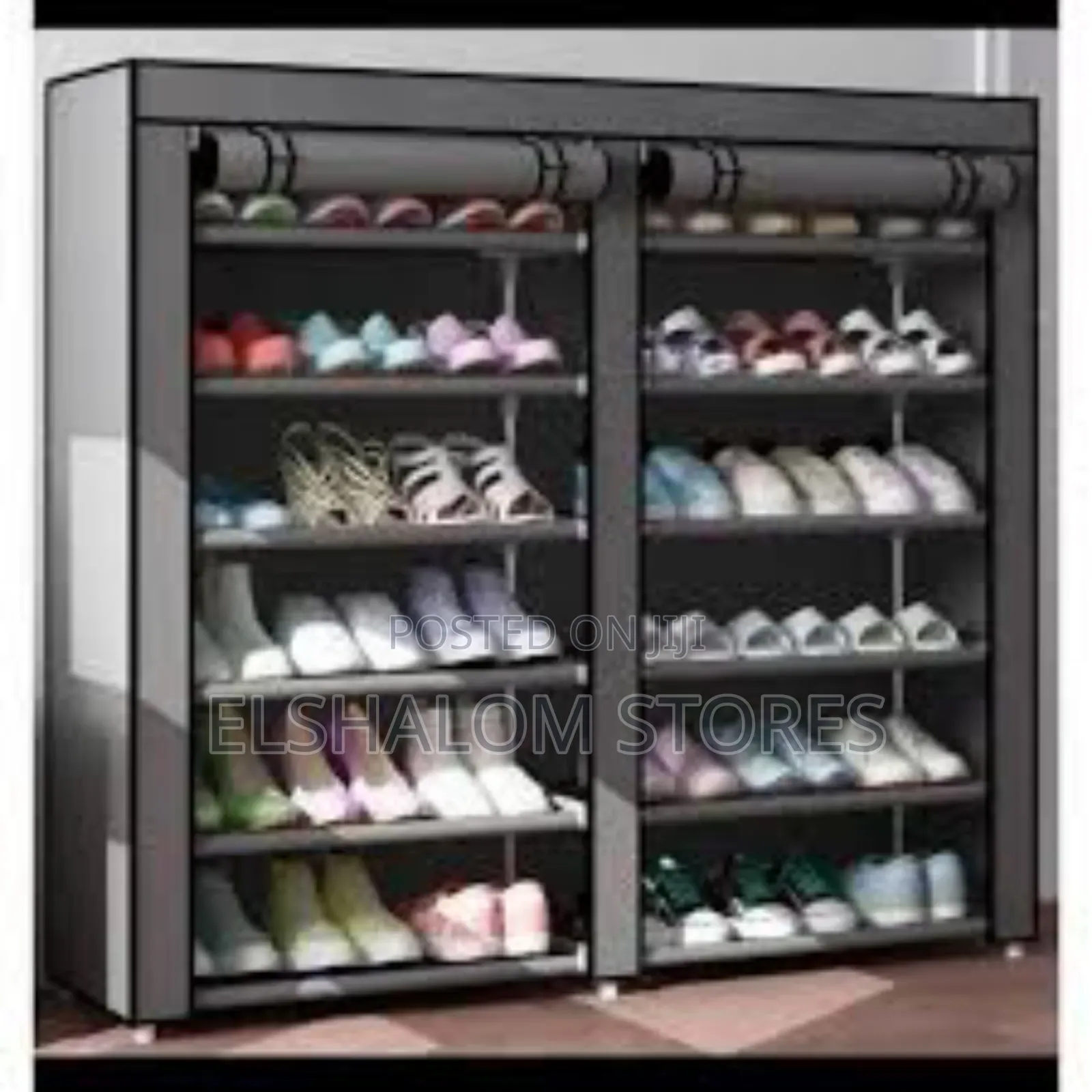 Double Shoe Rack With Cover