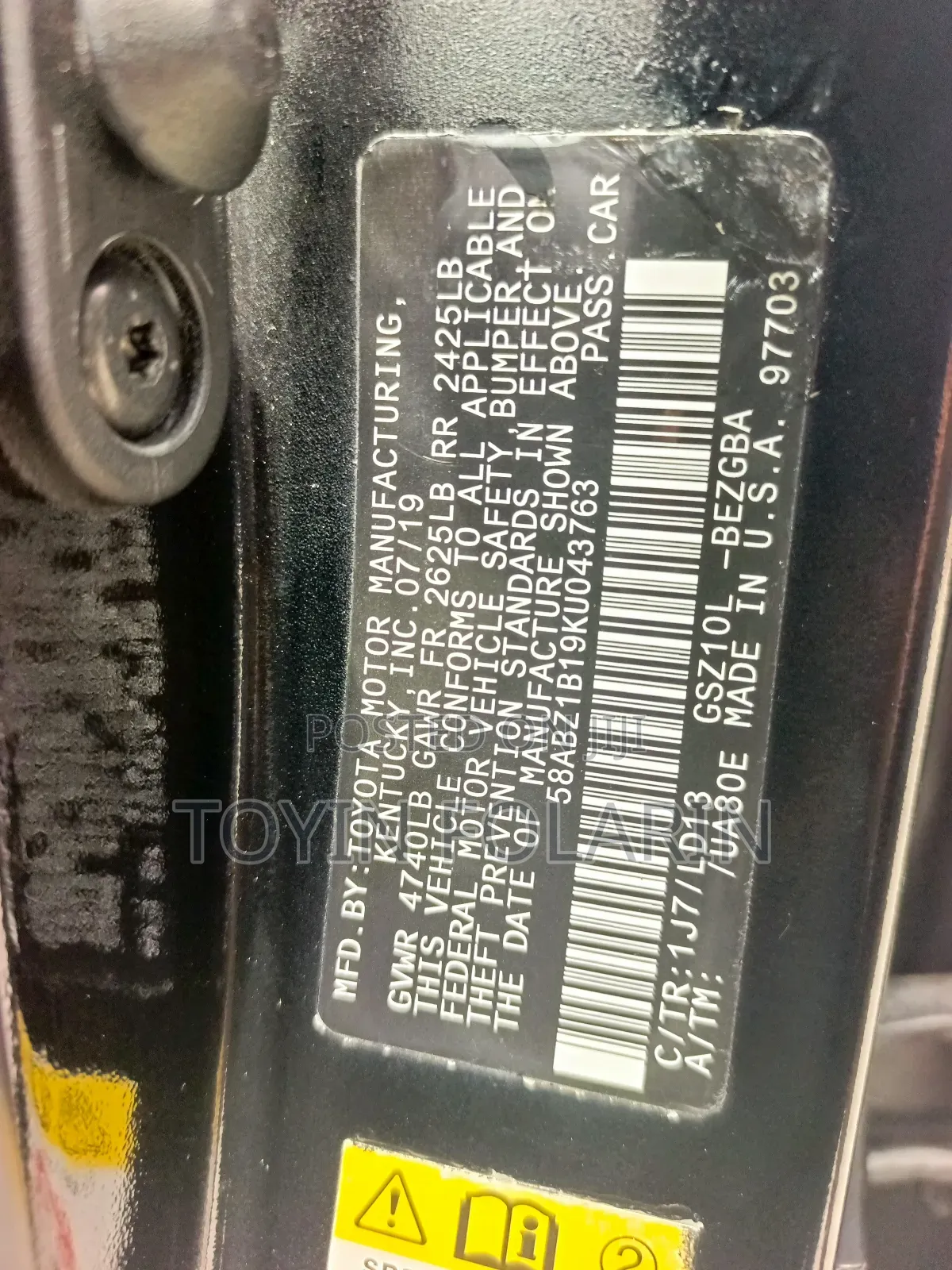 Lexus ES 350 Ultra Luxury FWD 2019 Black