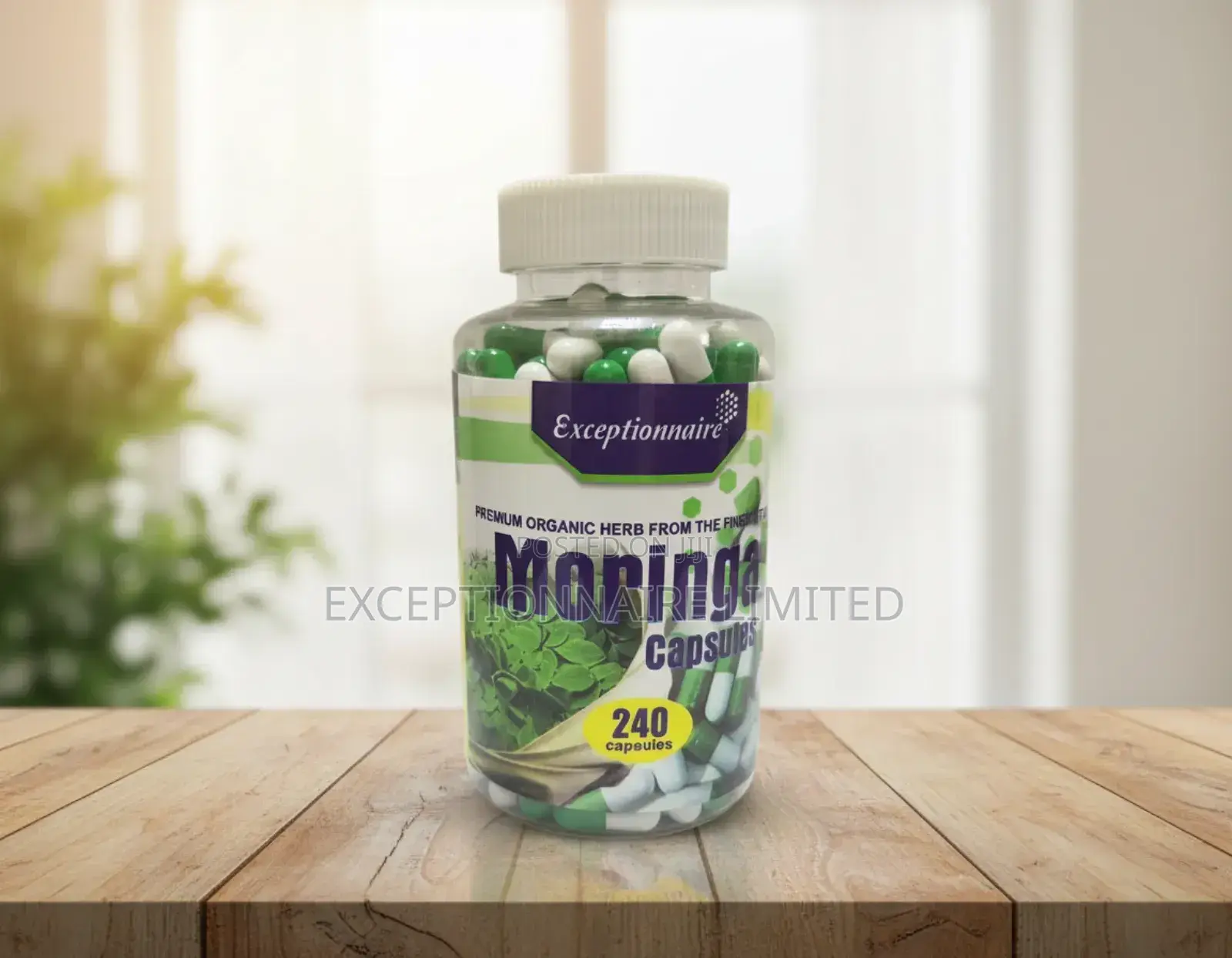 Exceptionnaire Moringa Capsules – Energy Immunity Boost