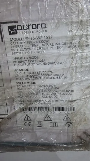1.5kva 12v Aurora Solar Inverter