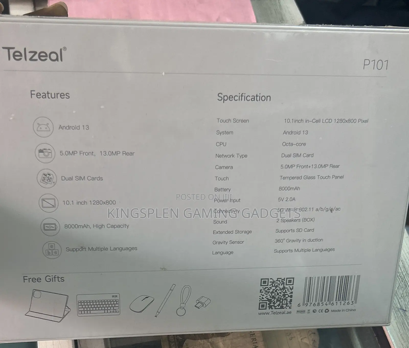 New Telzeal P101 512 GB Green