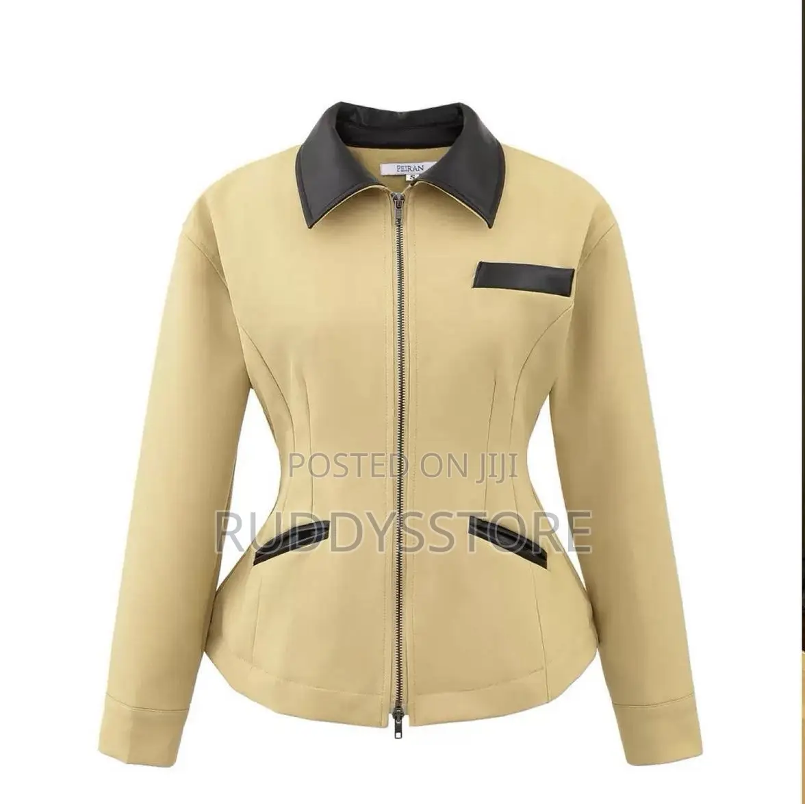 Zr Patchwork Lapel Jacket