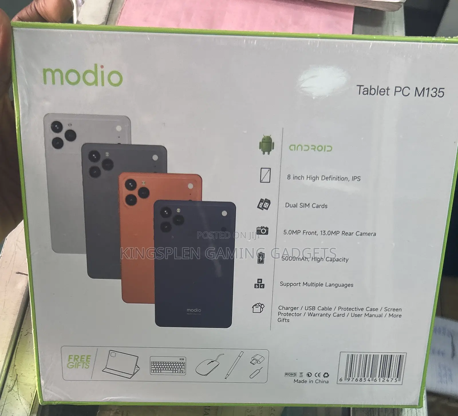 New Modio M133 512 GB Gray