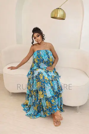 Zr Layered Strapless Dress