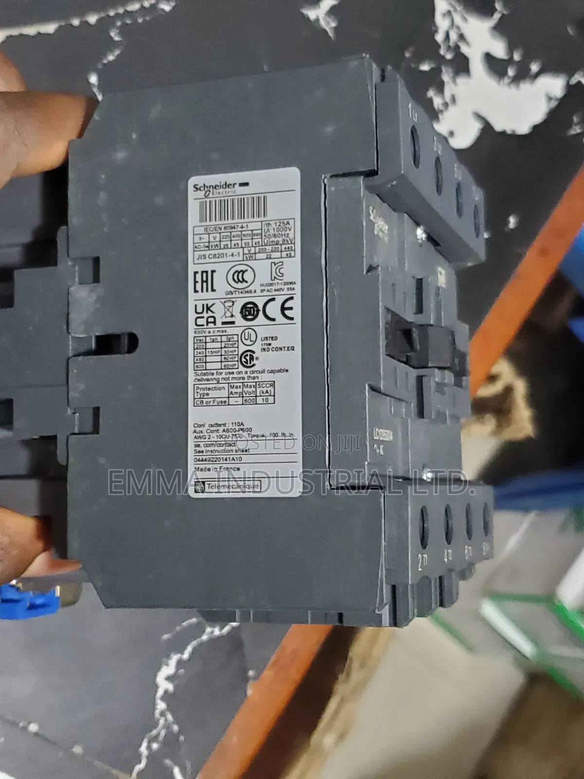Schneider Contactor D95004 125amp