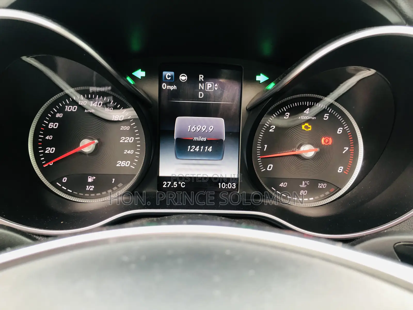 Mercedes-Benz C400 2016 Gray