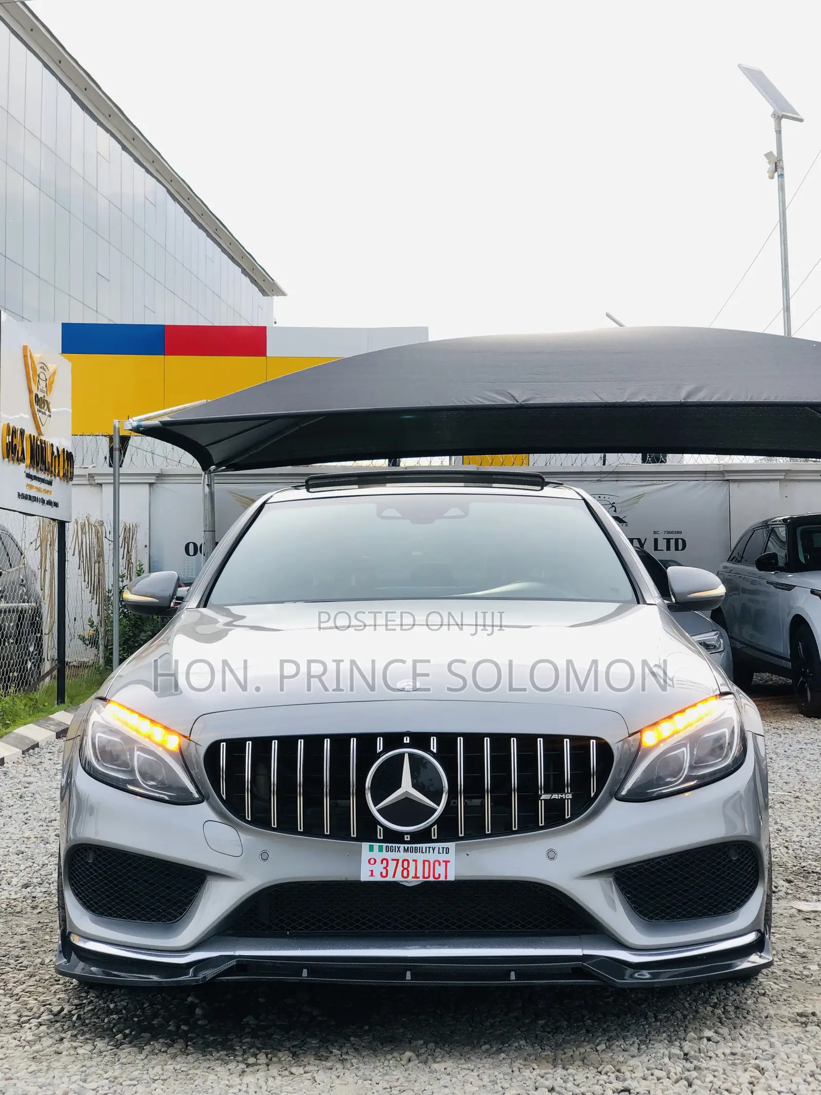 Mercedes-Benz C400 2016 Gray