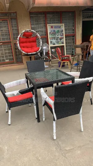 Crimson Haven Dining Rattan Set